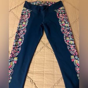 EUC XL Lilly Pulitzer leggings inky navy glow.